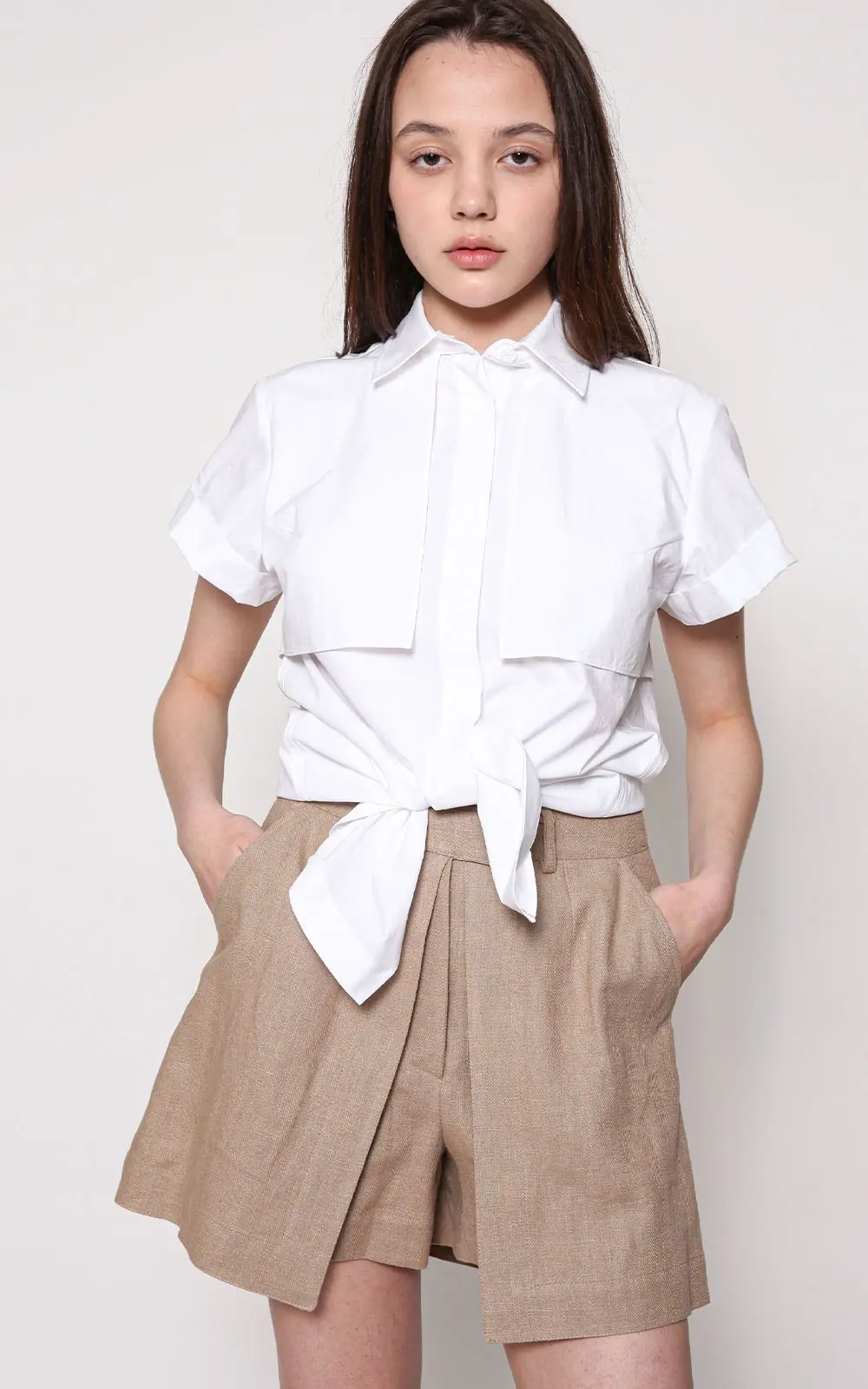 Karina Shorts (Beige)