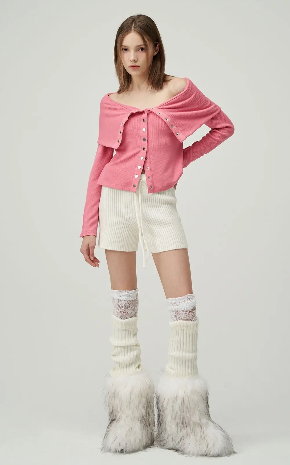 Meave Cardigan (Pink)
