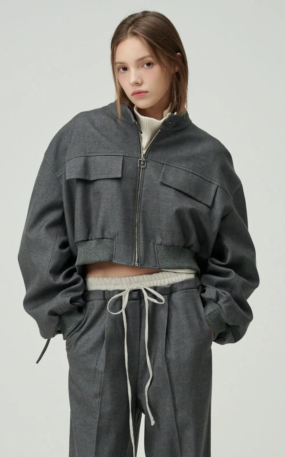 Jamie Padded Jacket (Ash Grey)