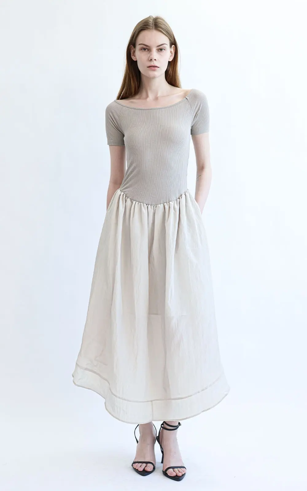 Oralie Dress (Mocha Beige)
