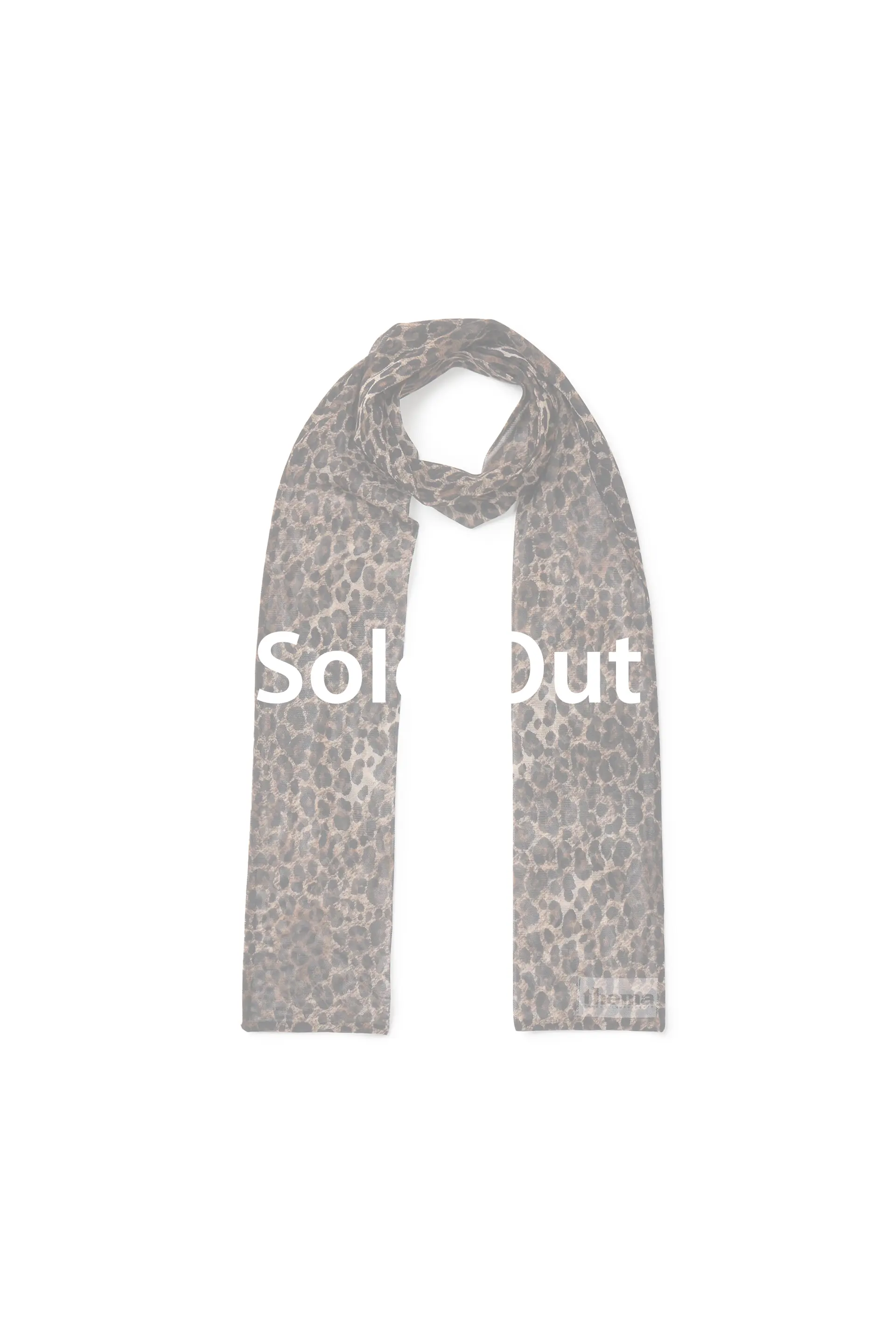 [3rd Drop] Leopard Mesh Long Scarf