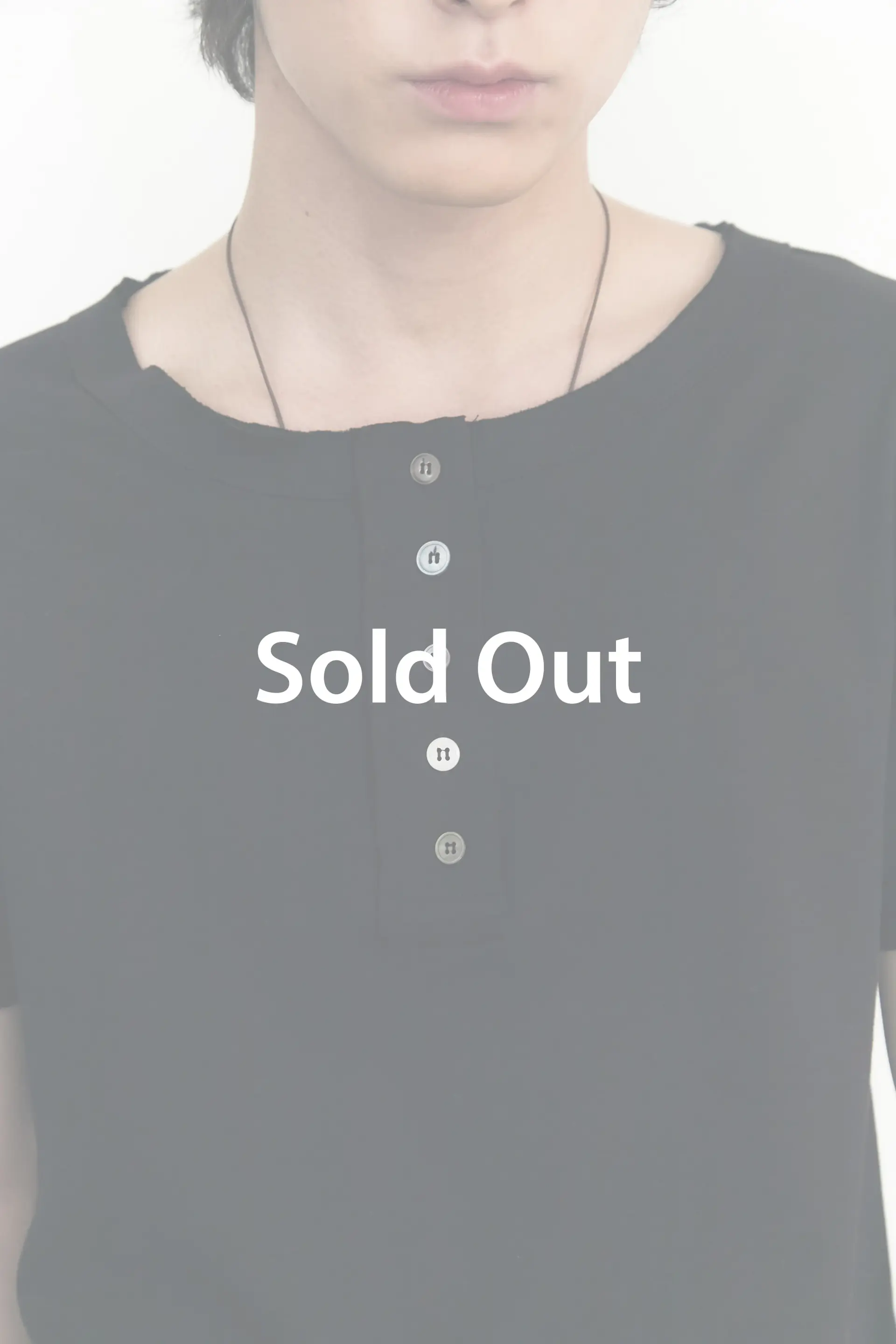 5 Button Henry Neck (Black)