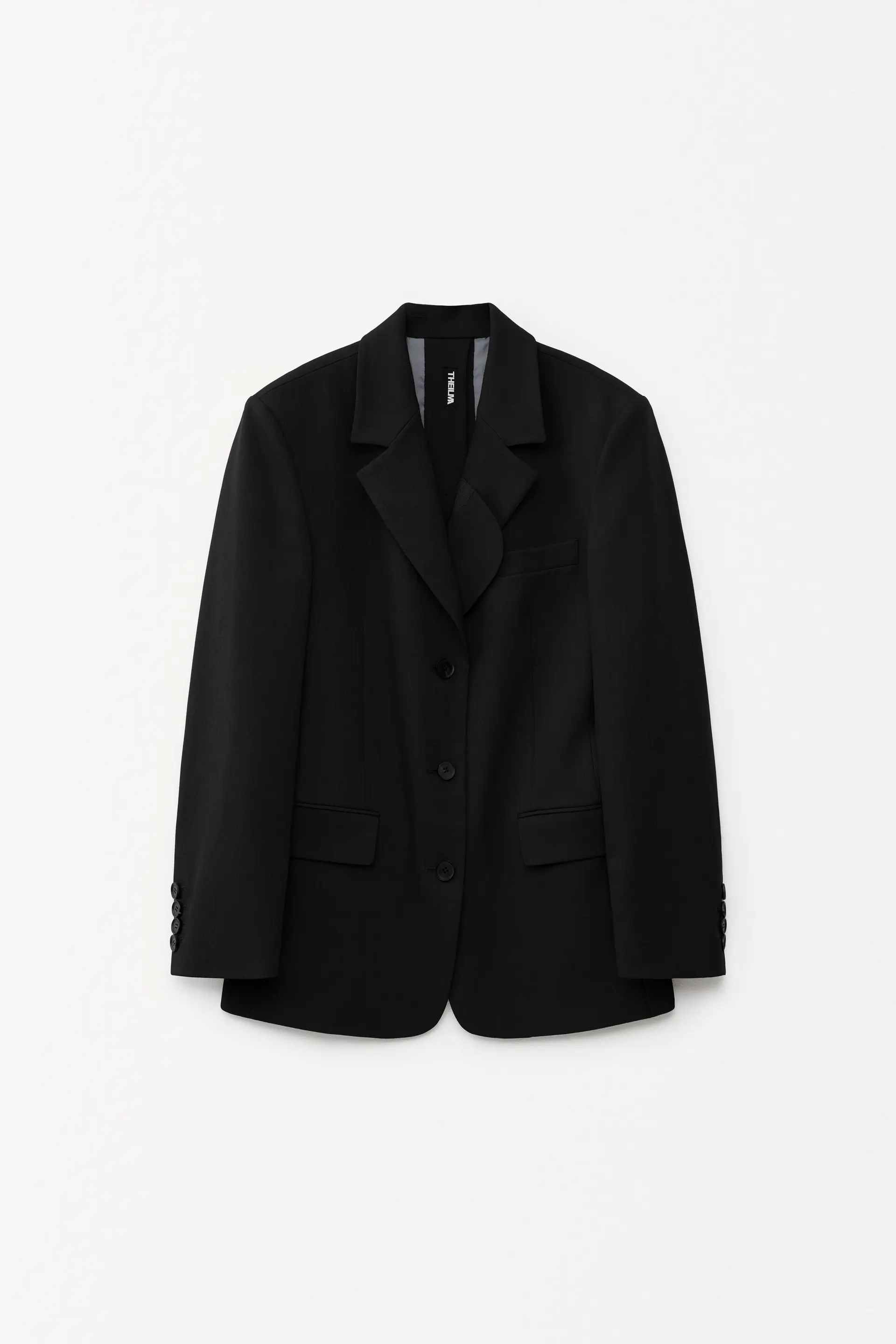Ruben Back-Open Jacket (Black)