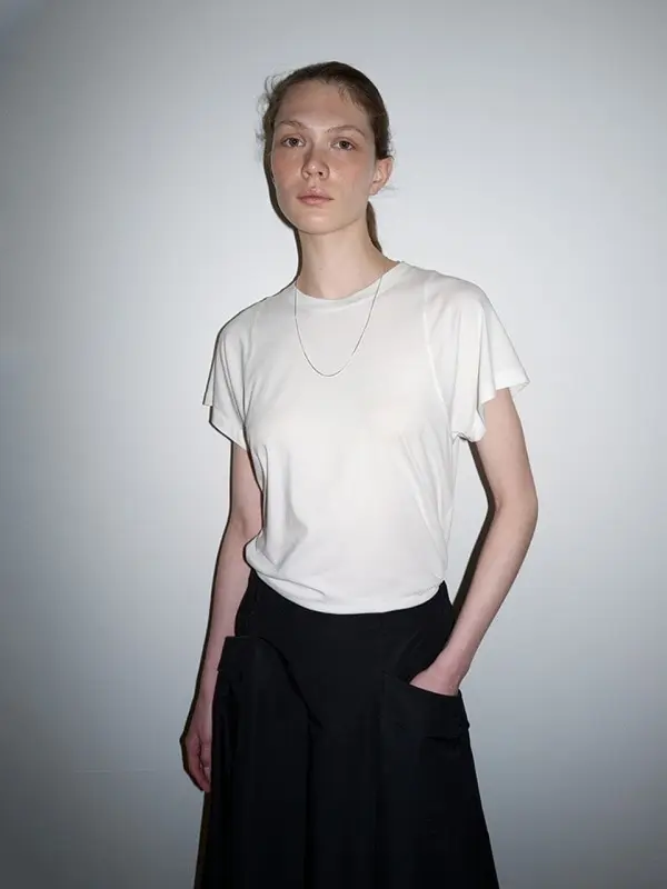 Layered Tee (White)