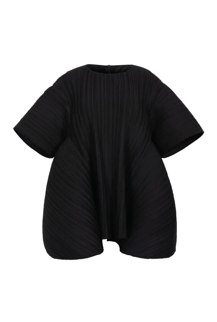Unbalance Blouse (Black)