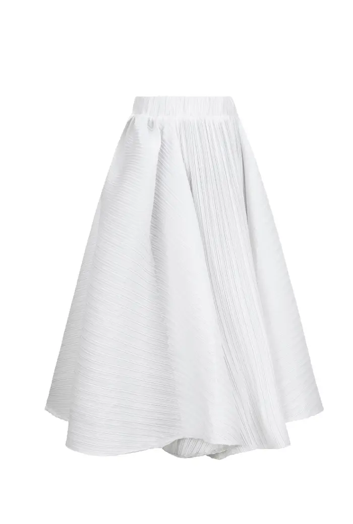 Unbalance Skirt (White)