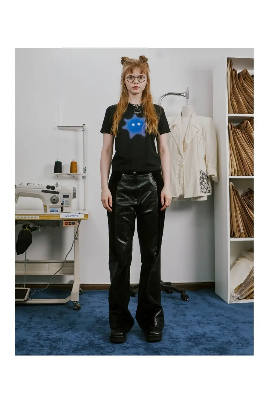 Patchwork Pants (Black)