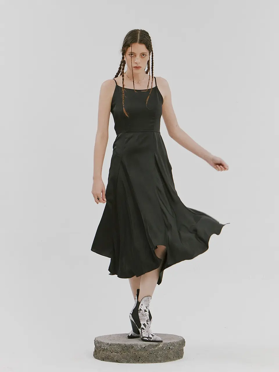 Black String Summer Dress