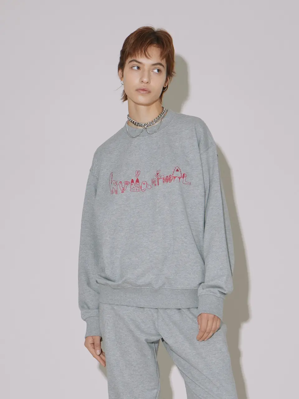 Humanimal Sweatshirt Gray