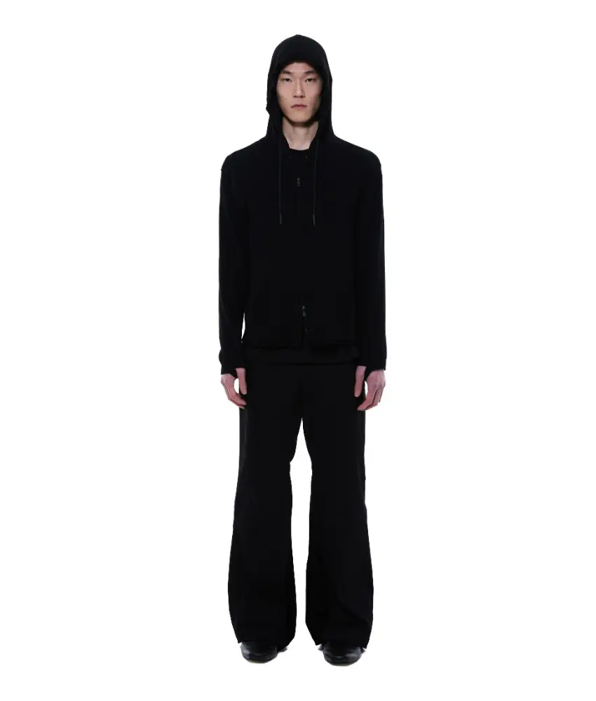 EP.9 01 Hoodie Zip Up — Black