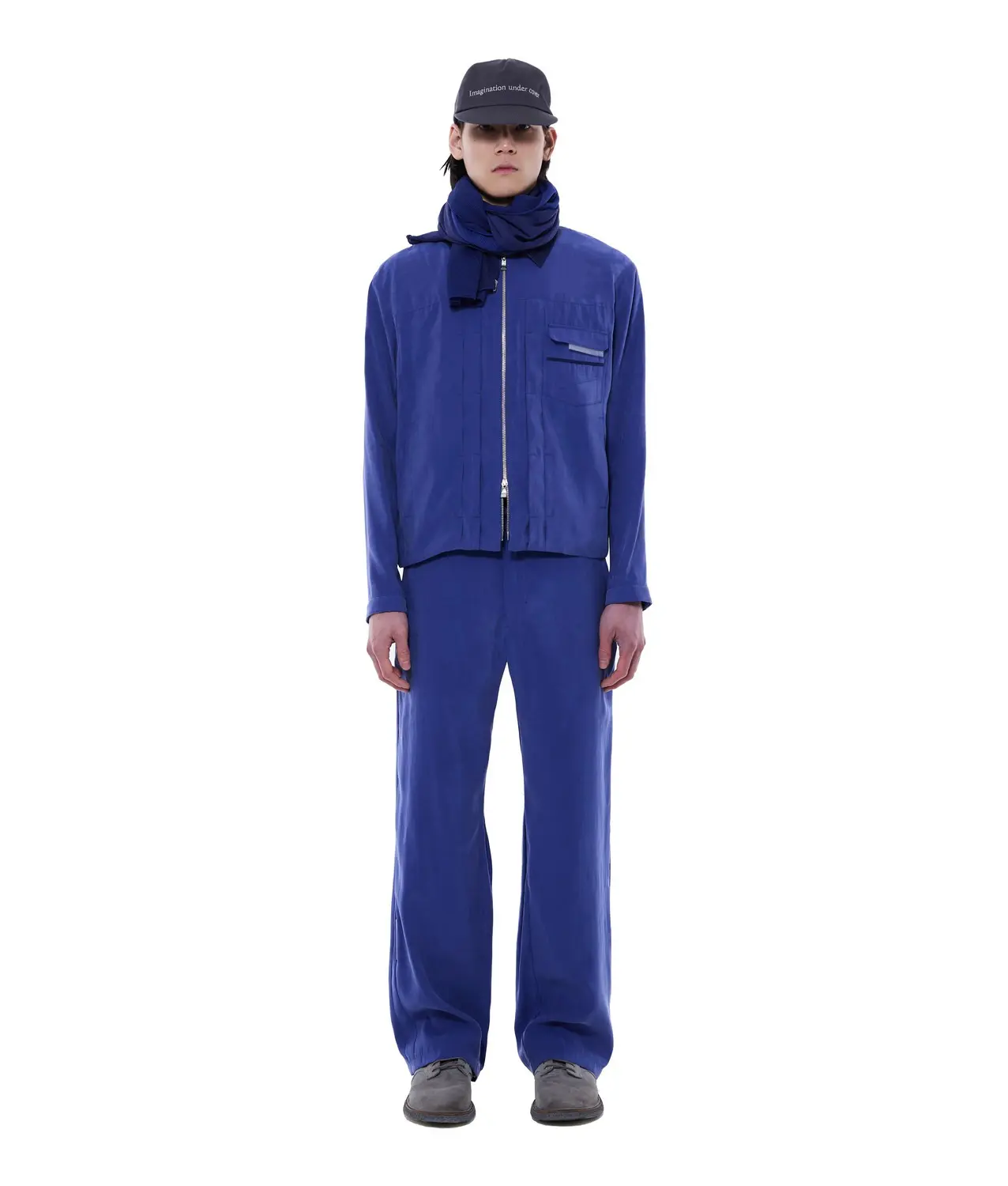 EP.9 01 Scarf — Cobalt Blue