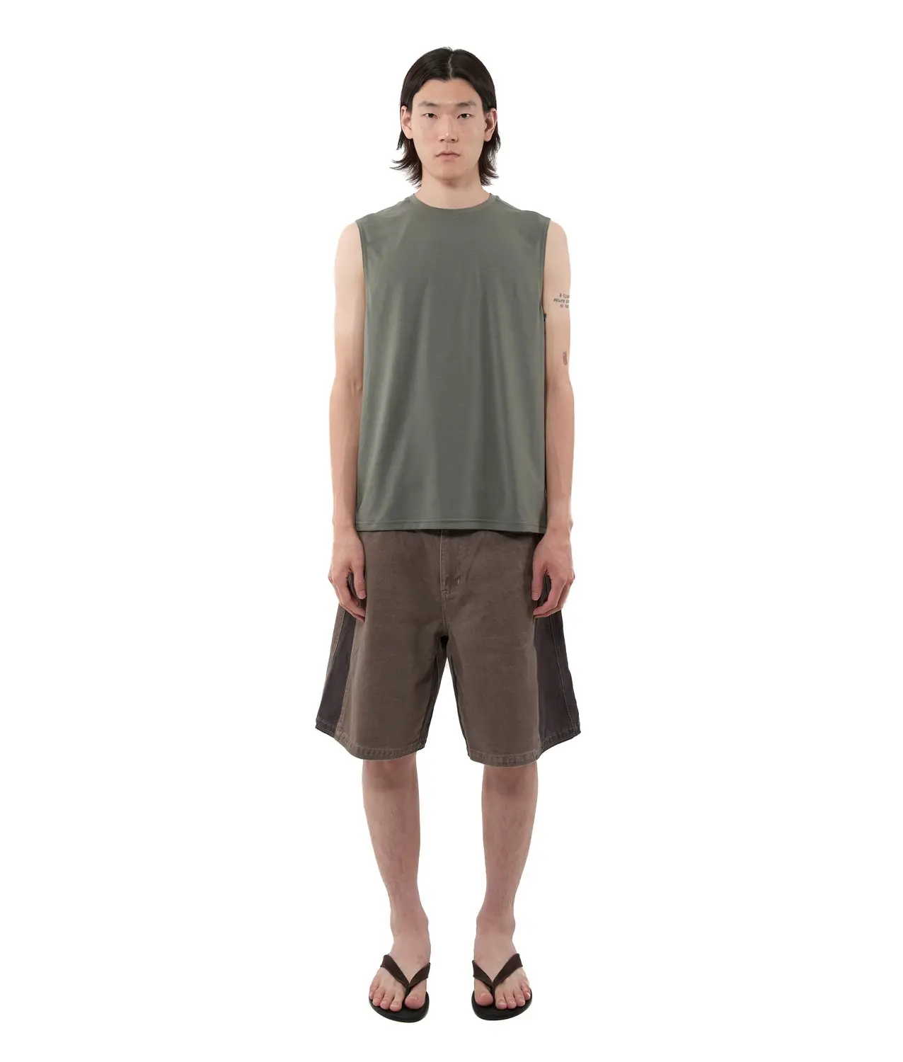 EP.9 Synopsis 01 Tank Top — Khaki