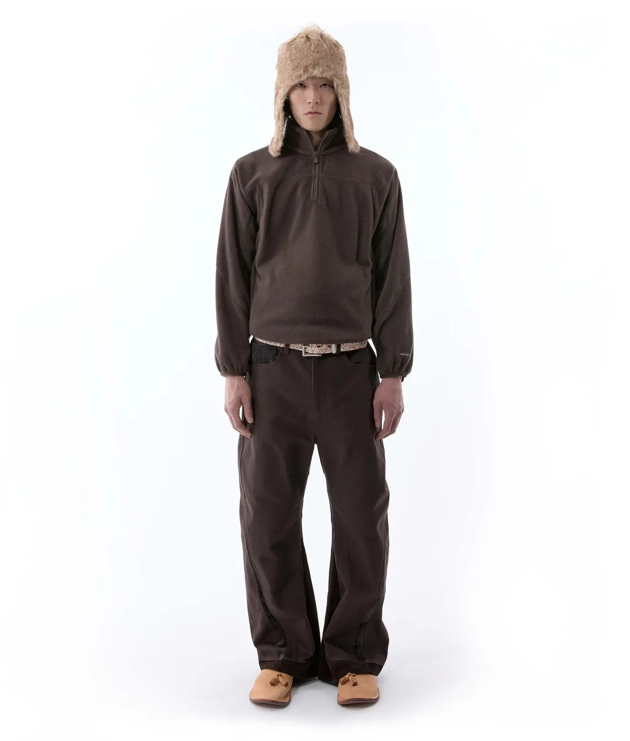 EP.10 01 Half-Zip Up — Brown