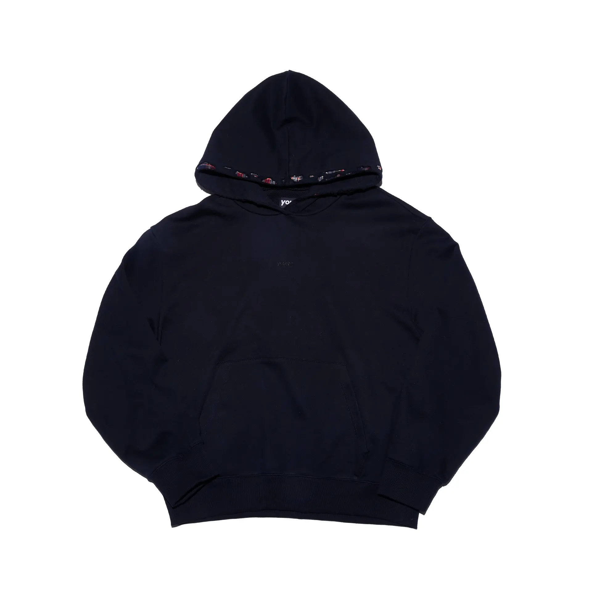 Commercial Damaged Hoodie — Black