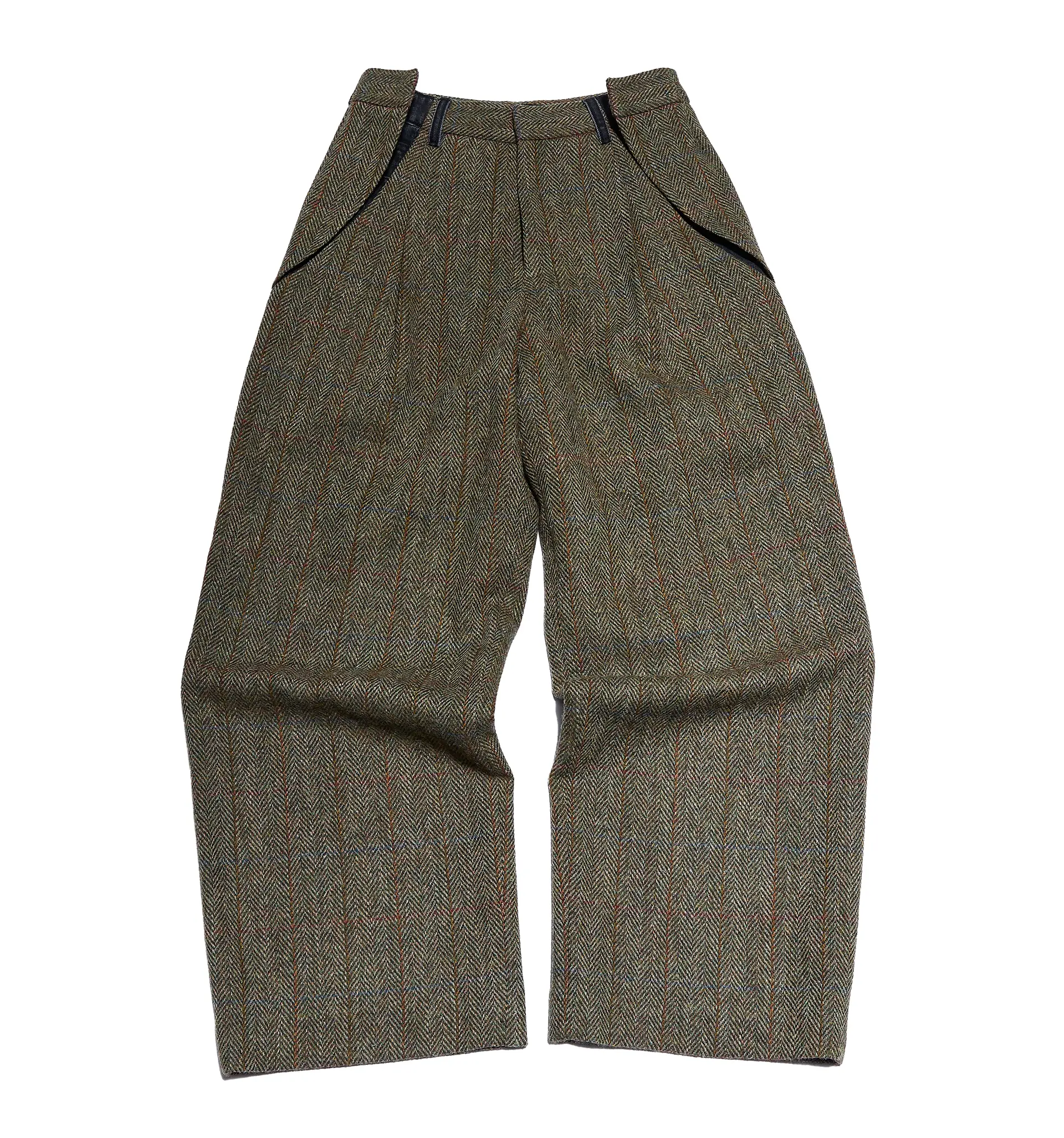 Harris Tweed Hybrid Pants — Khaki