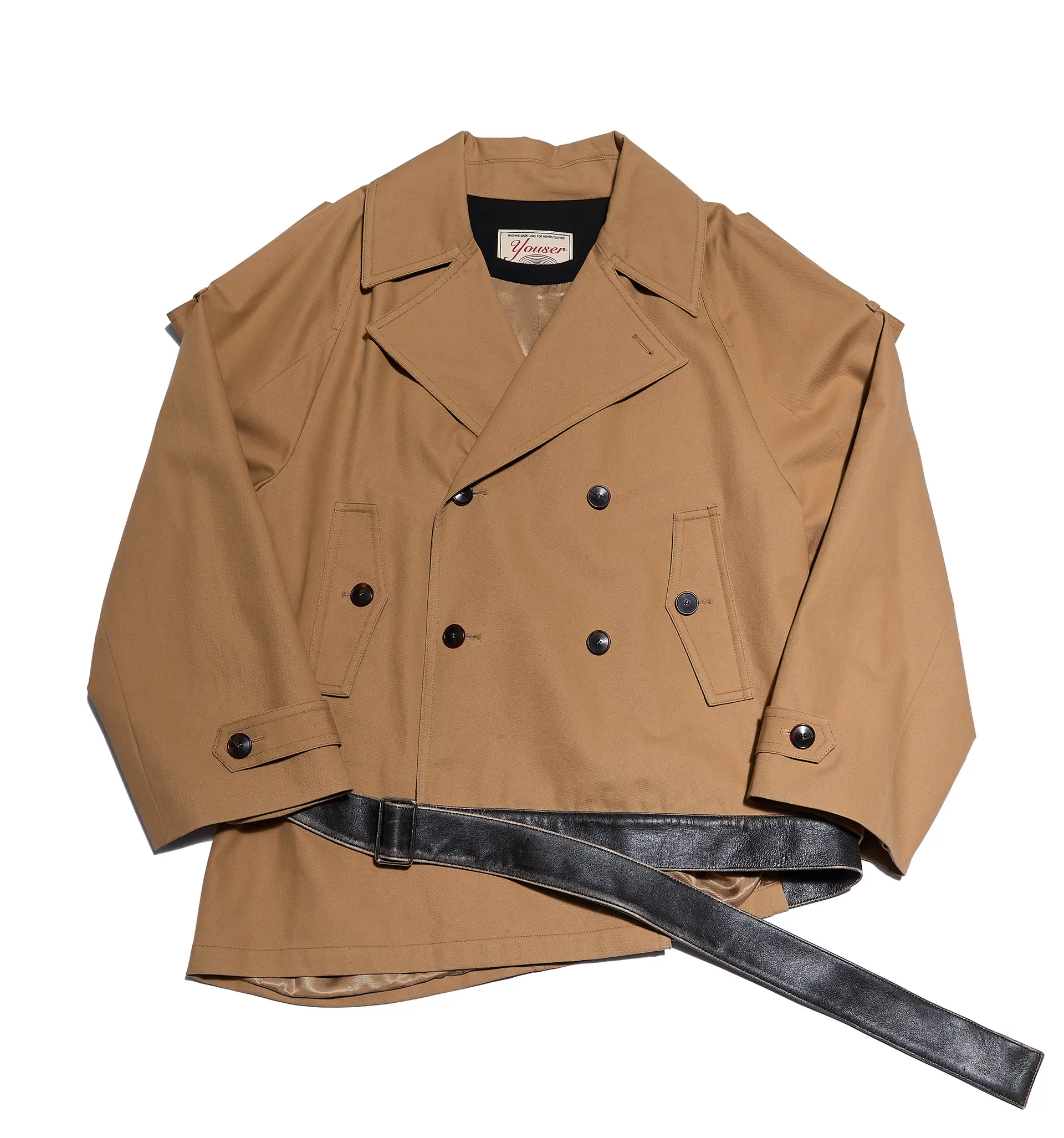 Belt-Point Trench Coat