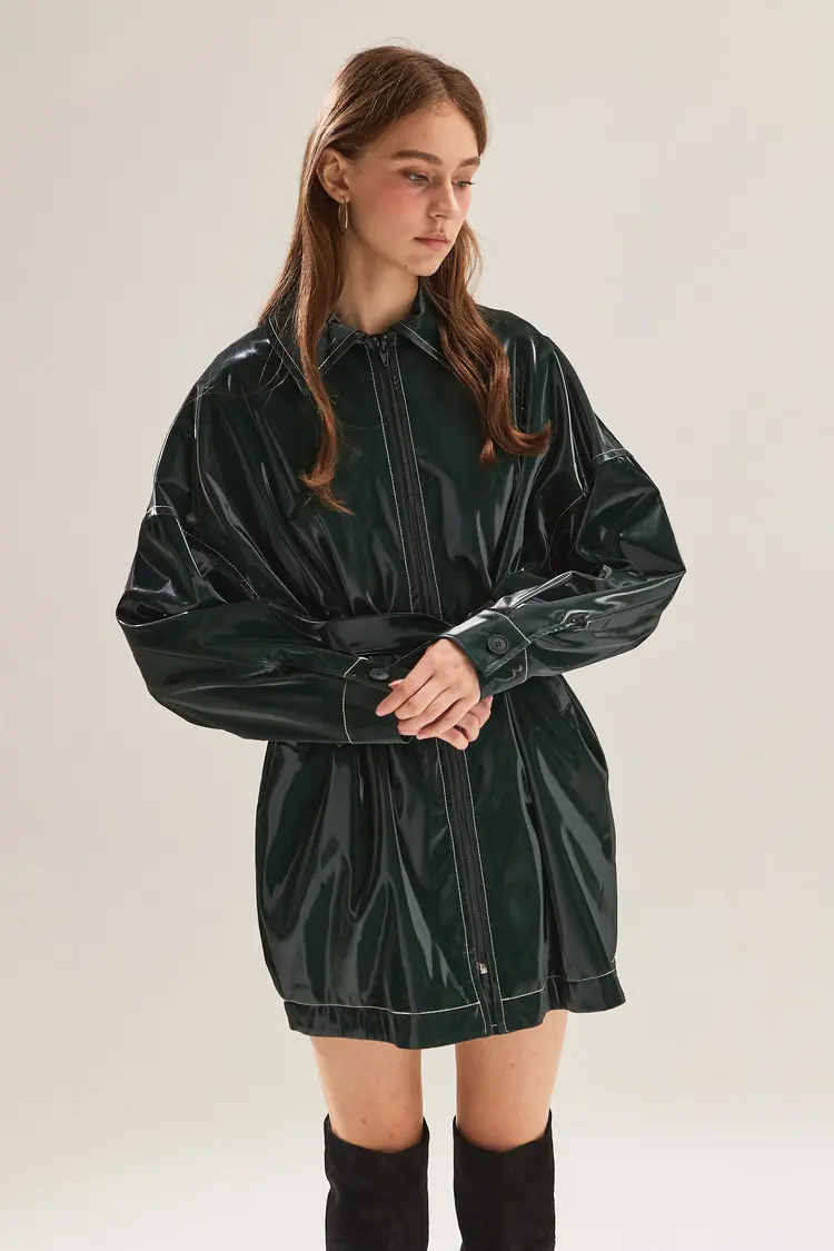 Green Leaf Coat