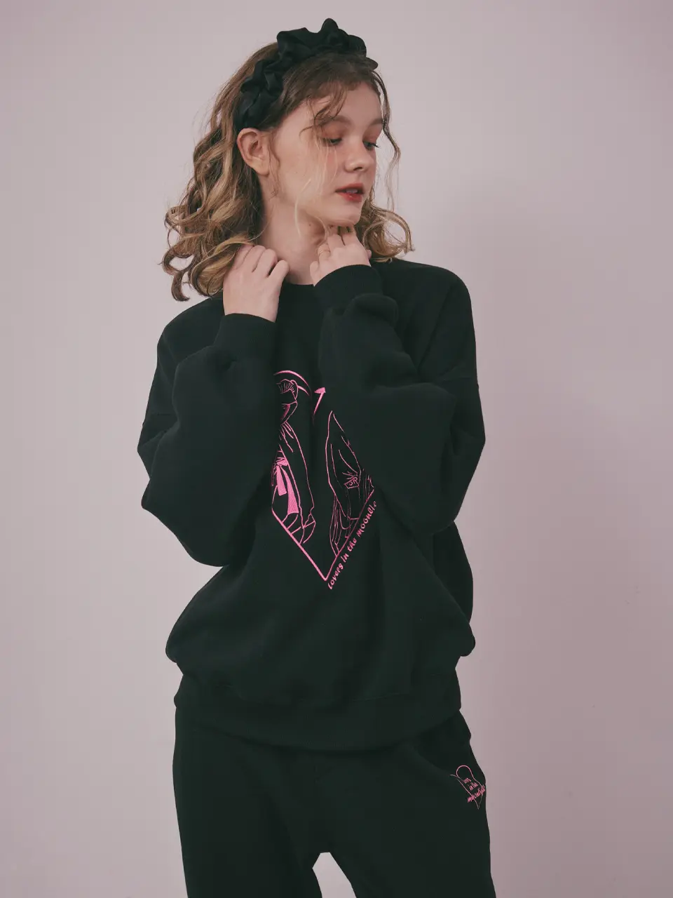 Lovers in the Moonlight Sweatshirt (Black)