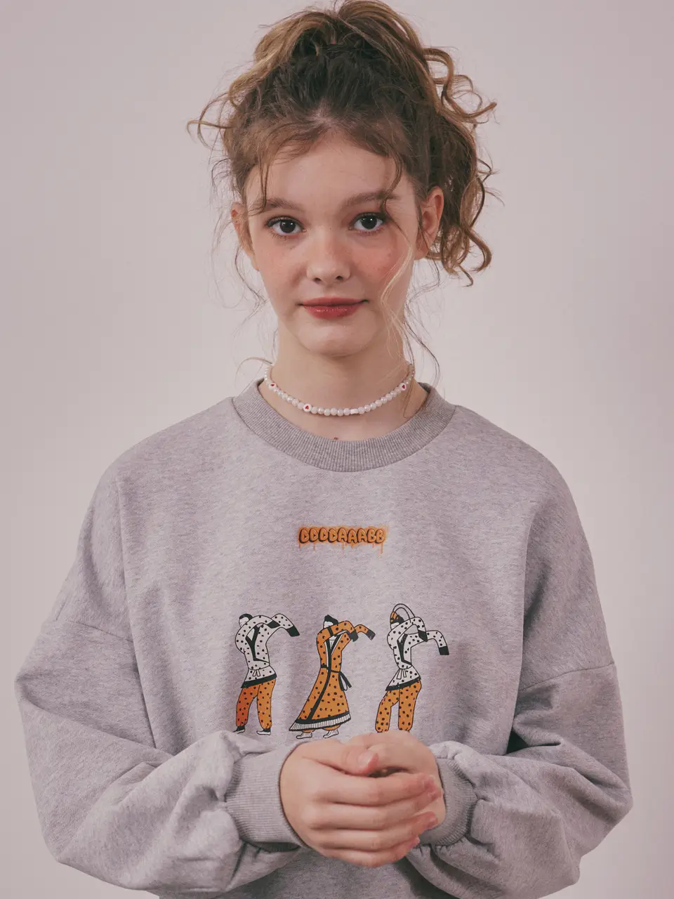Dab Cotton Sweatshirt (Gray)