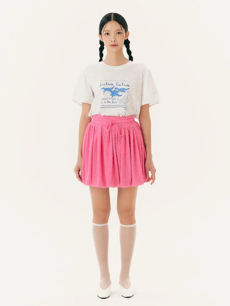 Balloon Mini Skirt (Pink)