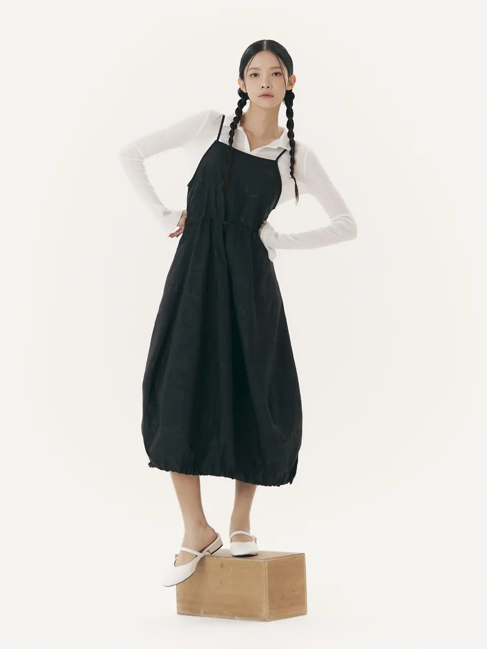 Slip Balloon Dress (Camouflage)