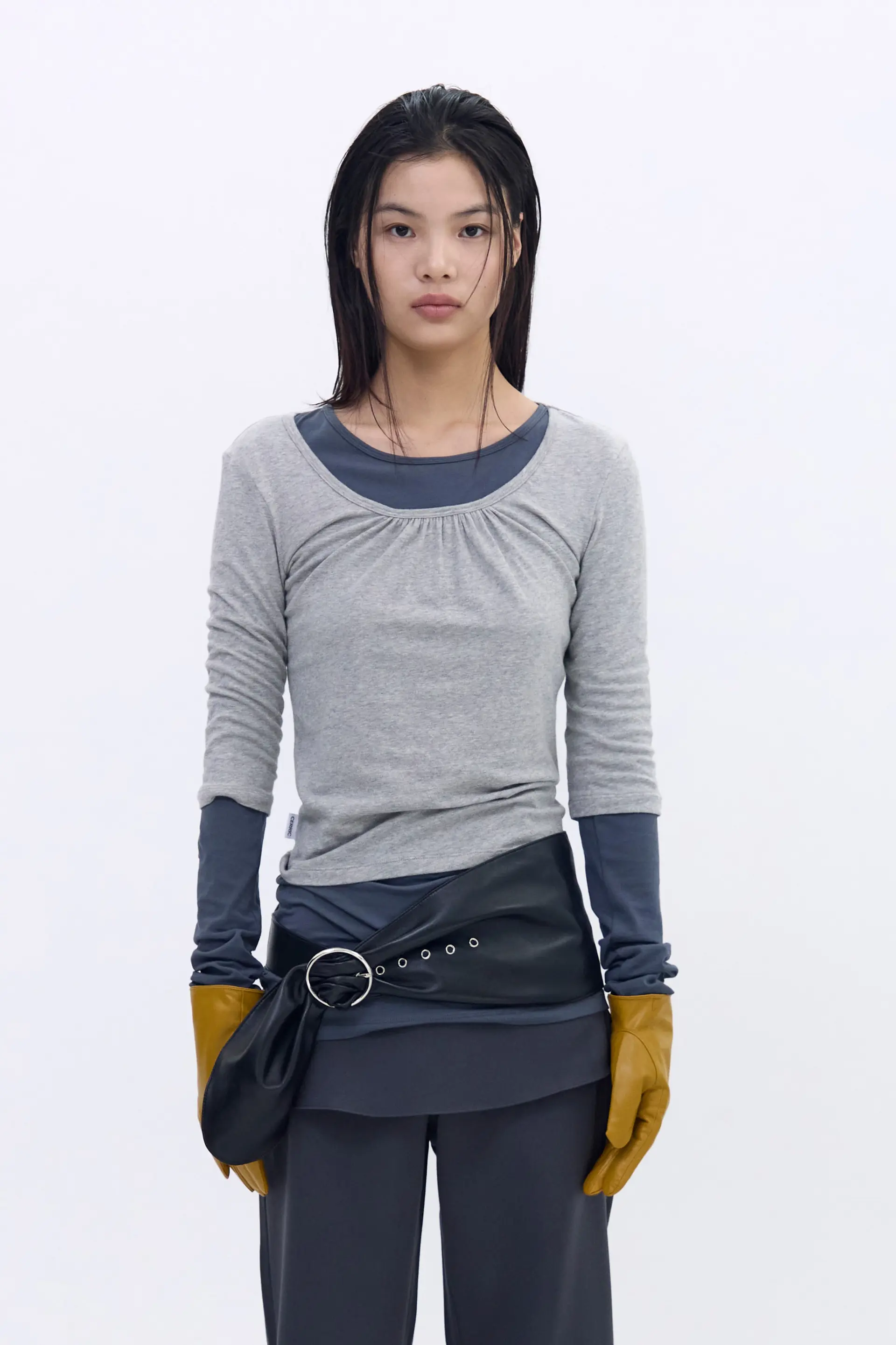 Nana Top (Melange Gray)