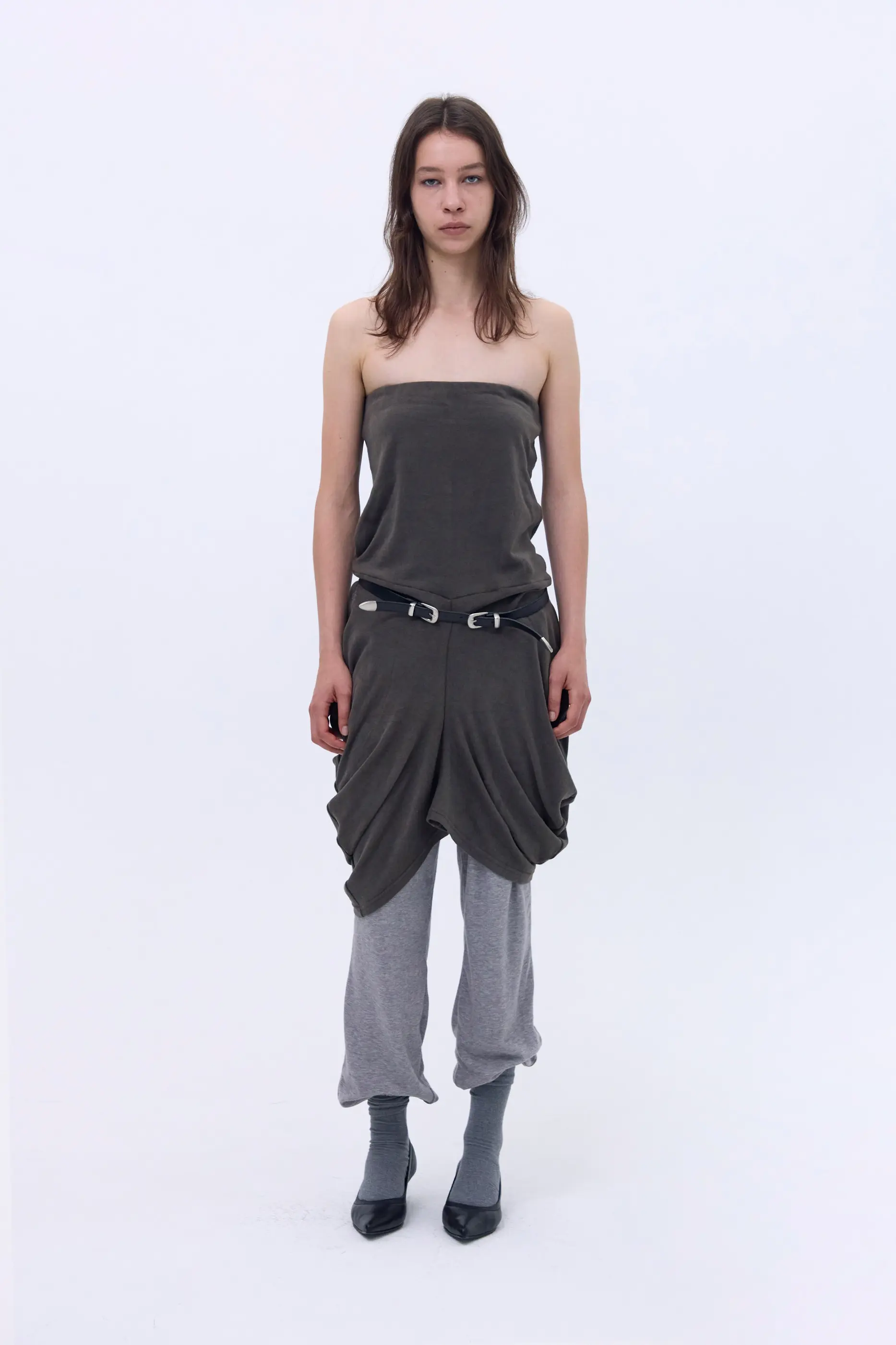 High Avant-Garde Dress (Brown)
