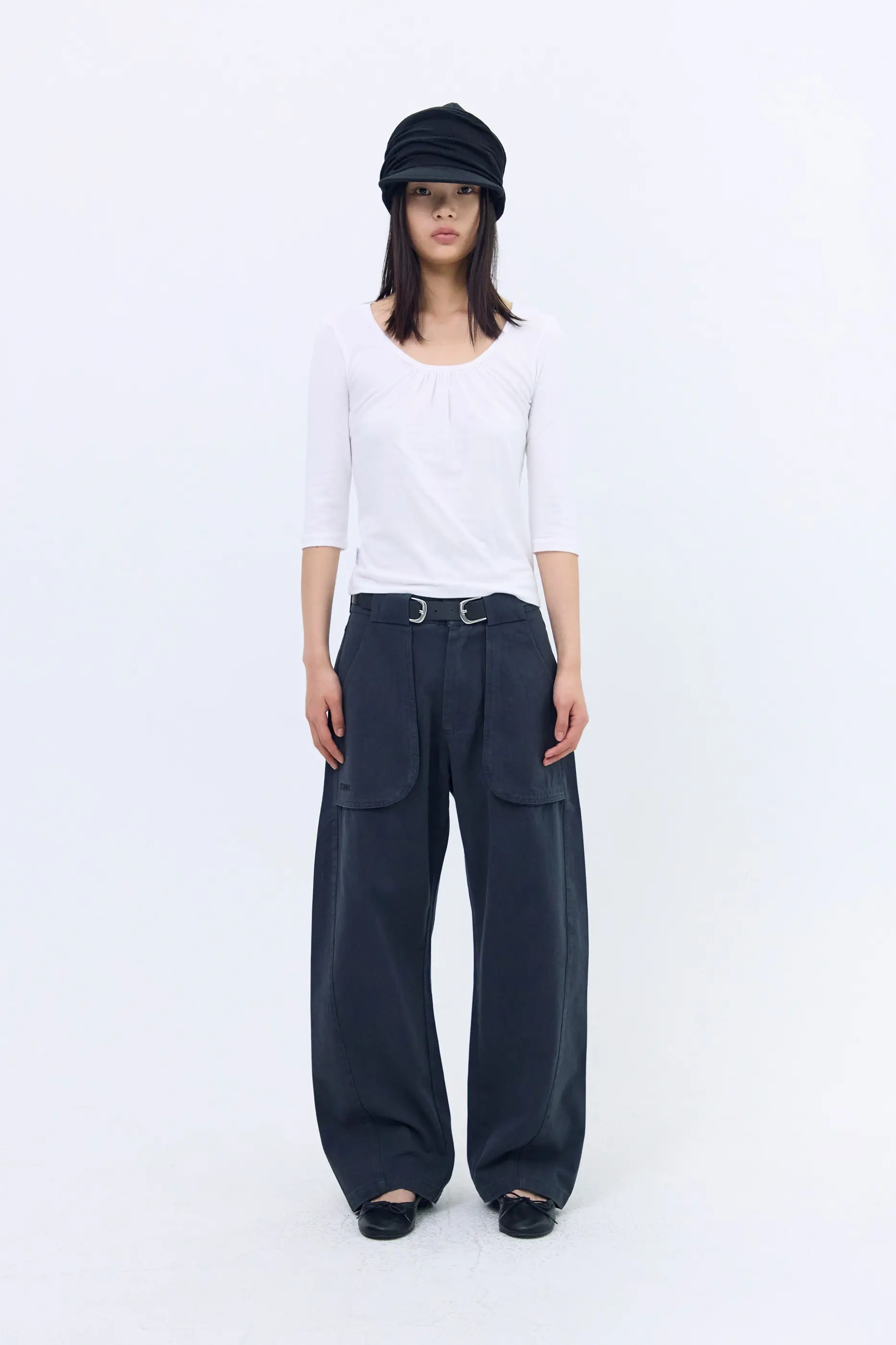 Noice Washed Pants (Navy)