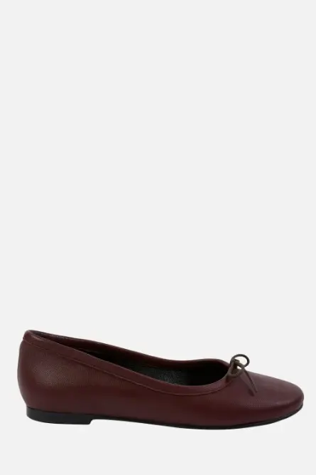 Ballerina Flats (Burgundy)