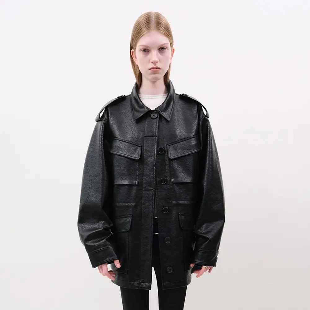 Oversized Work Jacket (Black)