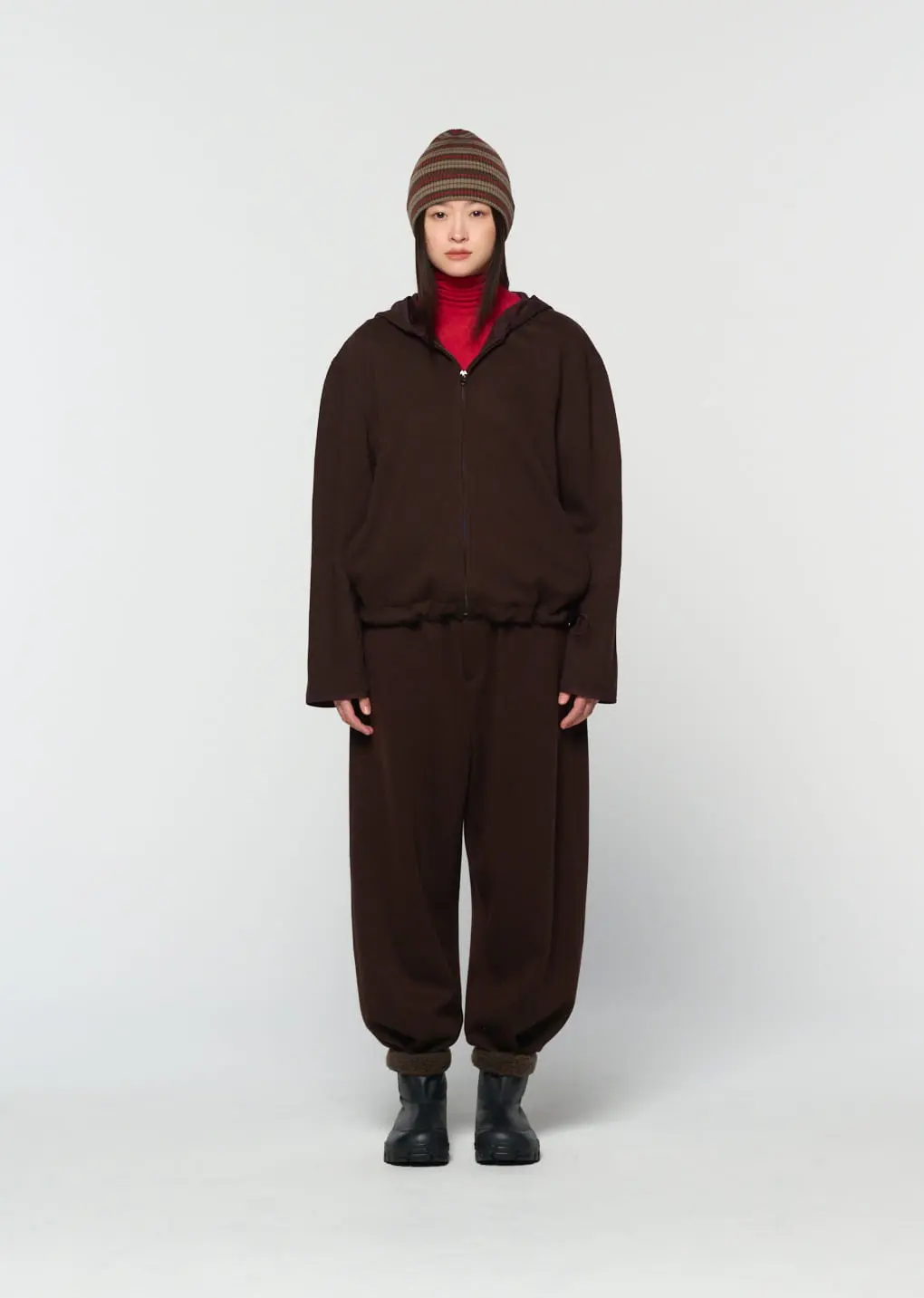 Easy Wool Pants, Brown