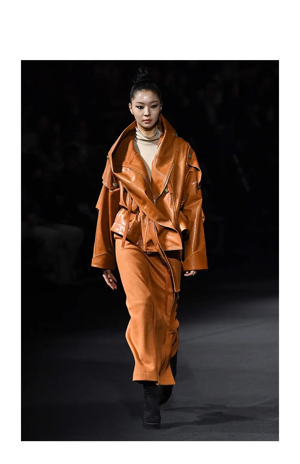 Burning Orange Vegetable-Tanned Cape Jacket