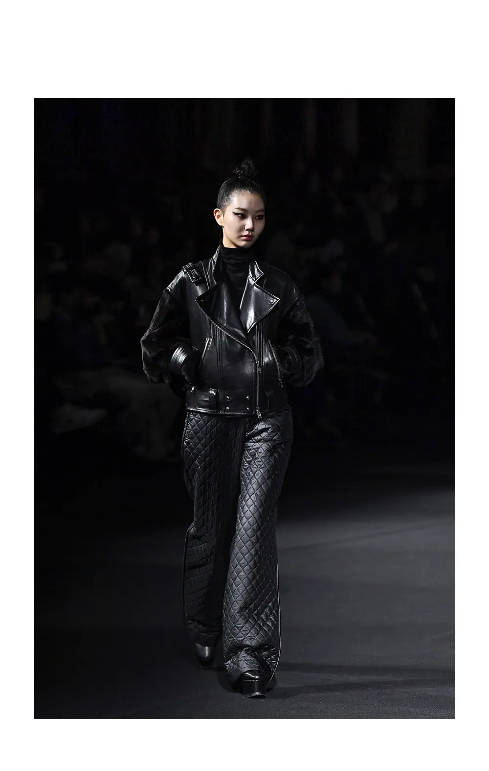 Thinsulate Quilted Black Pants