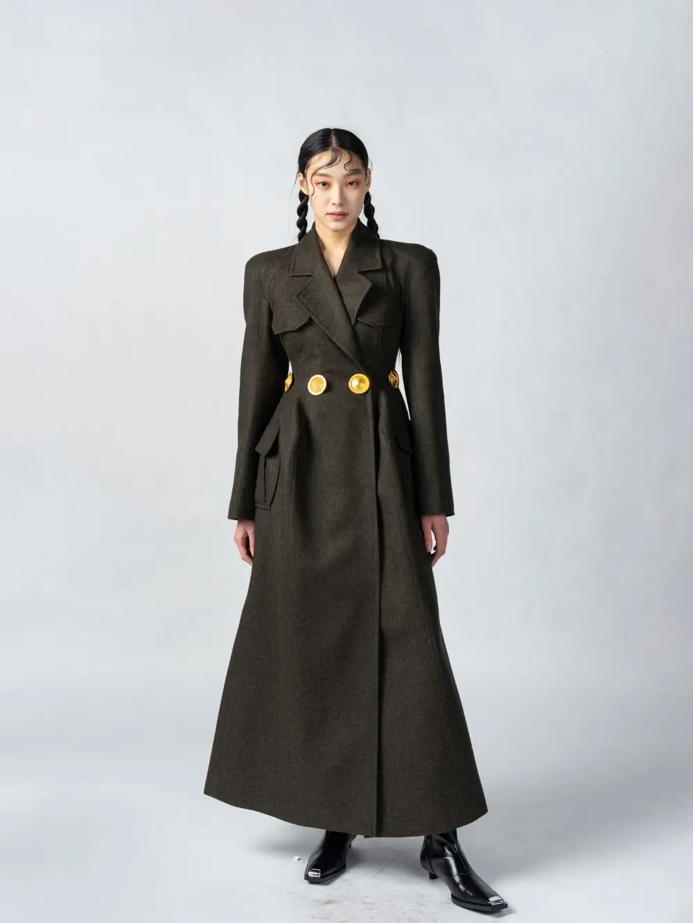 Double Safari Maxi Coat