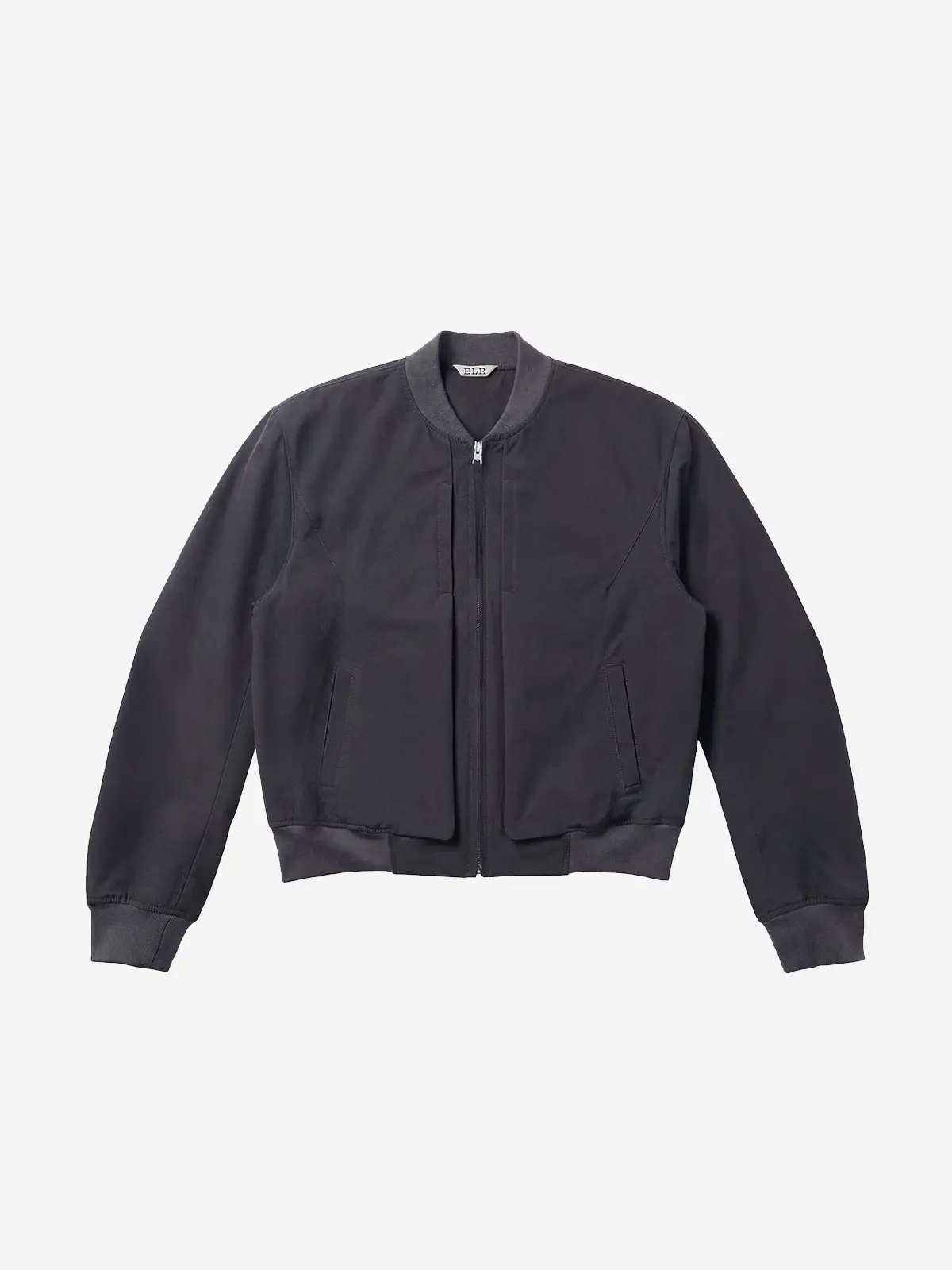 Curved Line Flight Jacket Charcoal