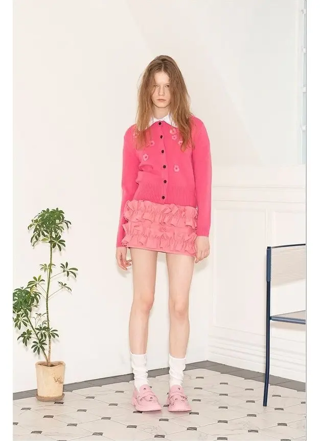 Frill Detail Mini Skirt