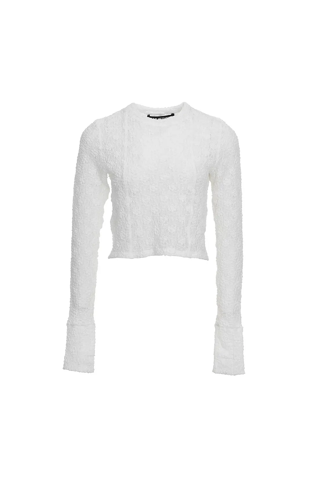 Flower Lace Top White