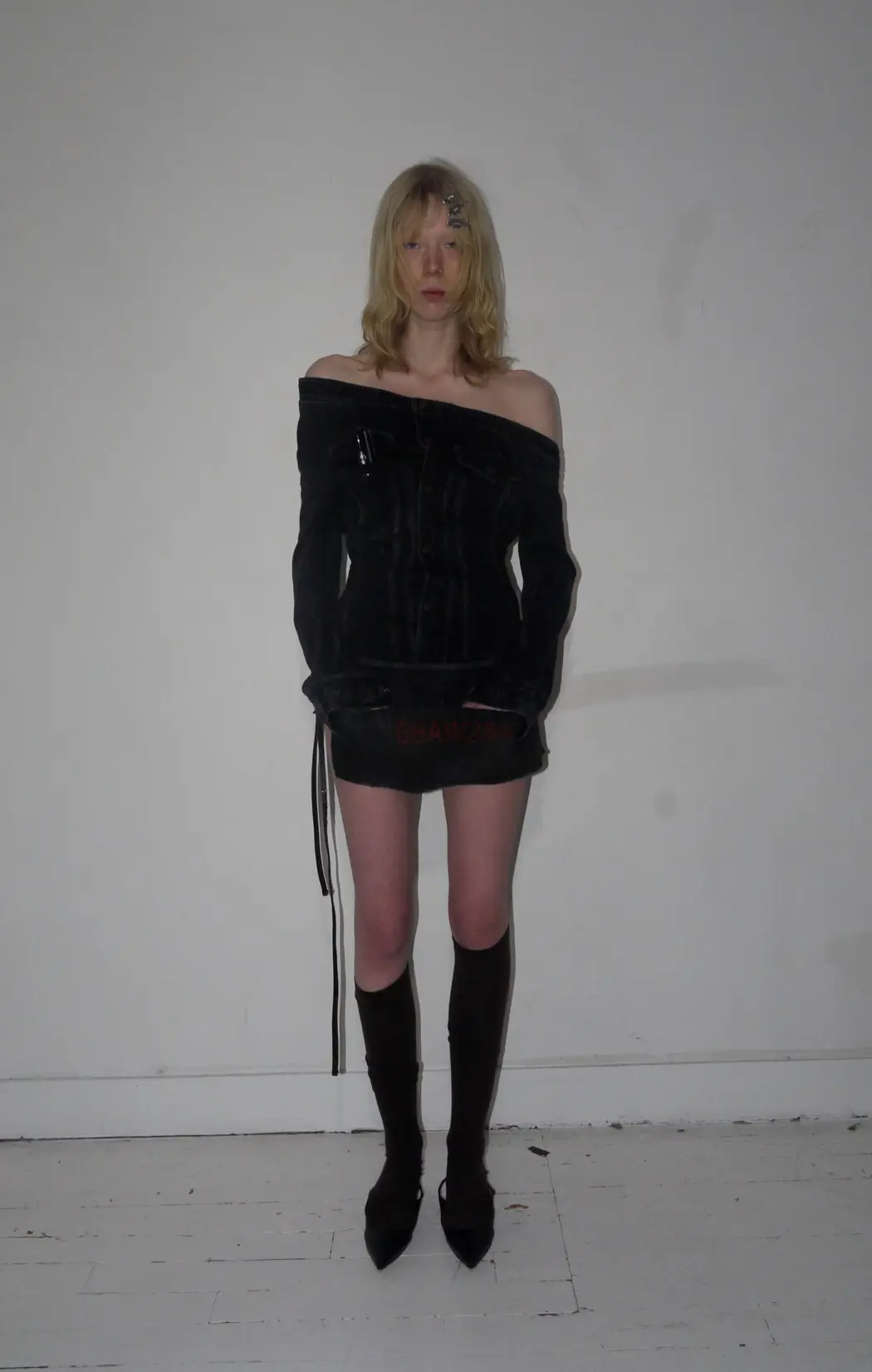 Asymetrical Denim Jacket
