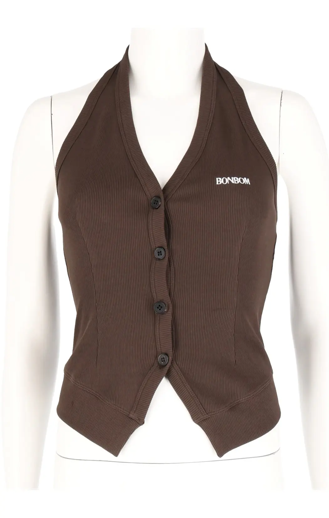 Halter Neck Vest Cardigan