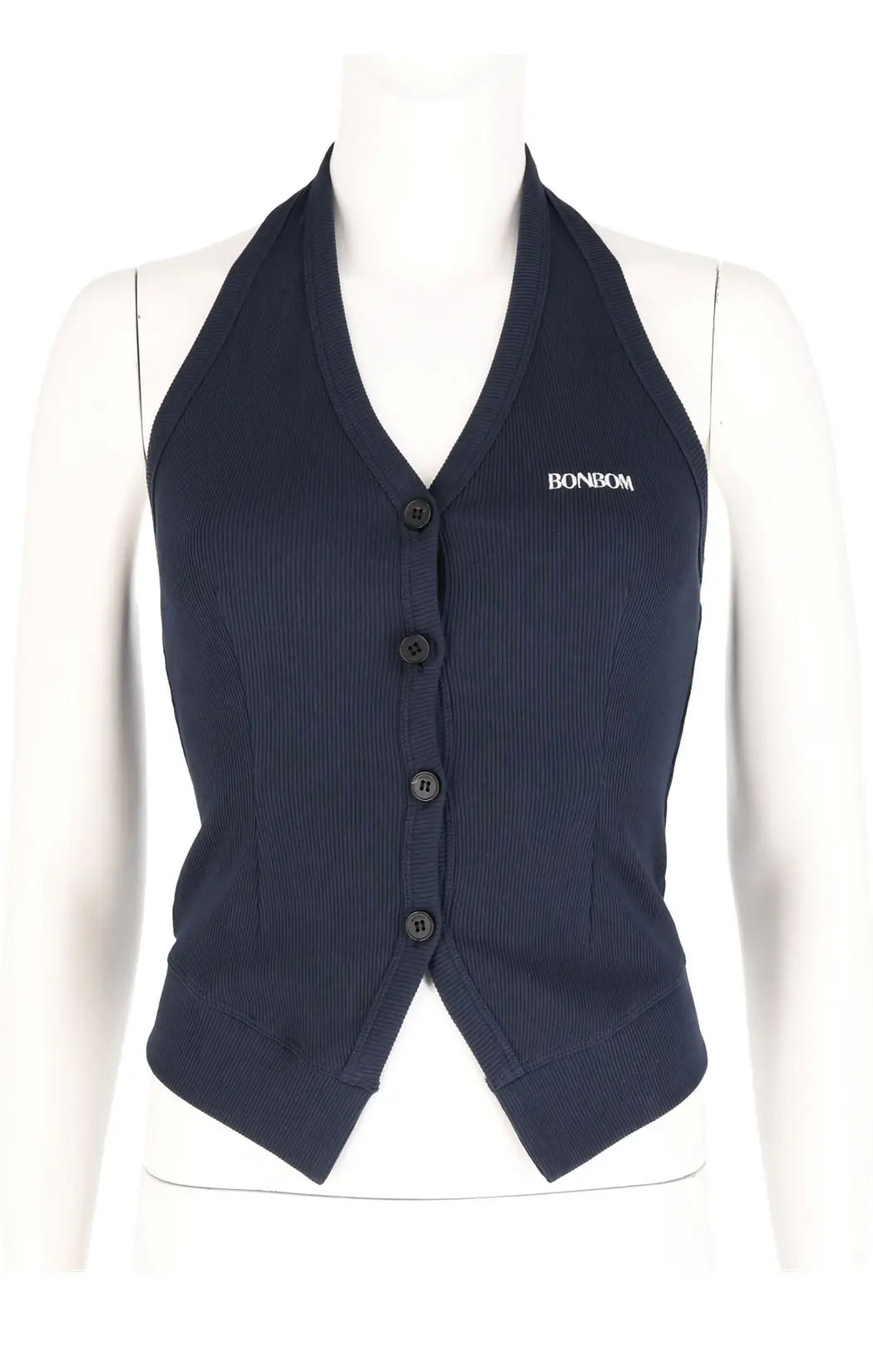 Halter Neck Vest Cardigan