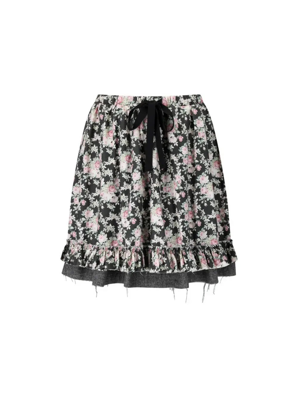 Botan Reversible Skirt (VINTAGE BLACK)
