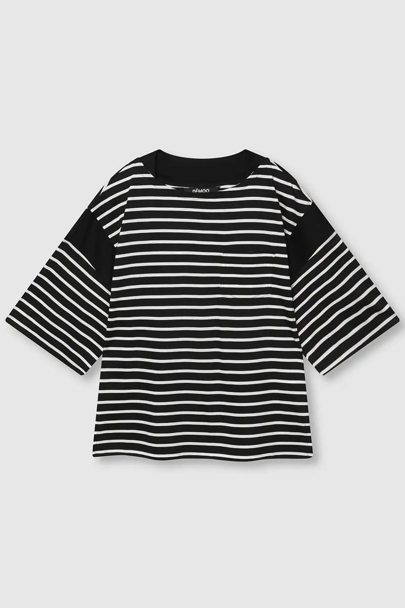 Striped Half-Sleeve Black PT