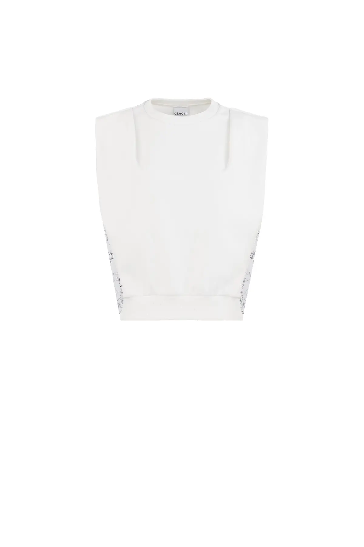 Pintuck Mixed Sweatshirt (W)