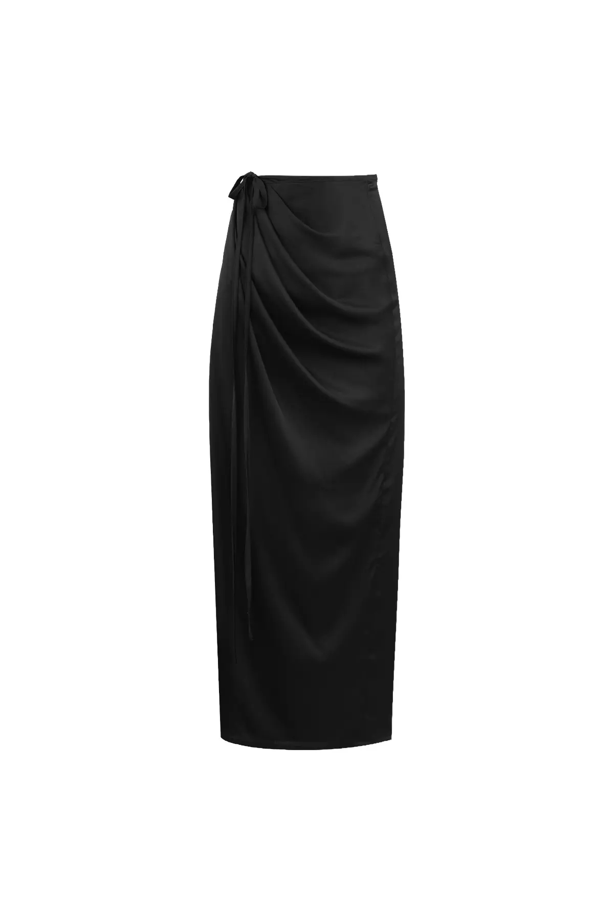 Draping Wrap Skirt (BK)