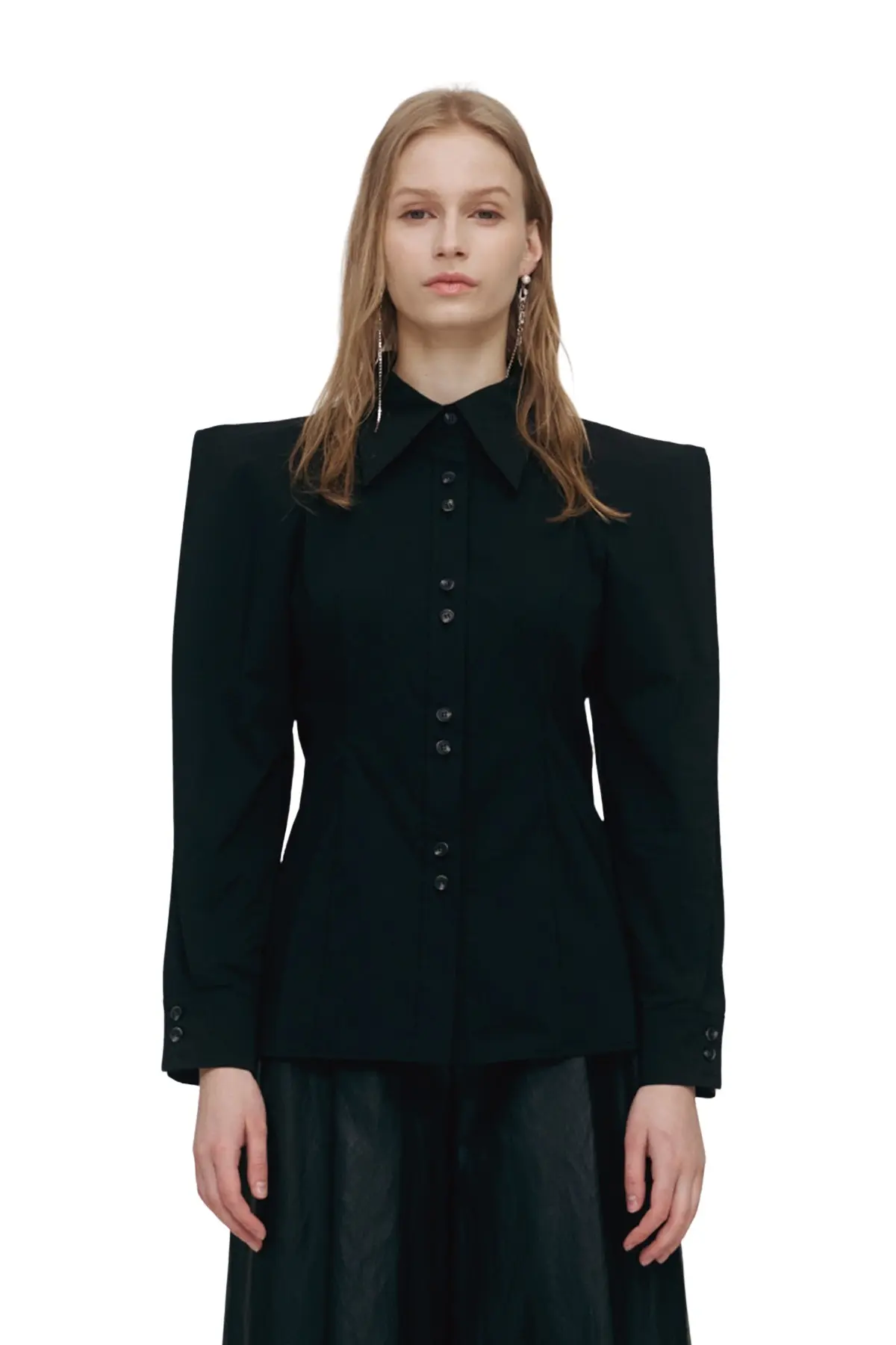 Angle-sleeve Blouse (B)