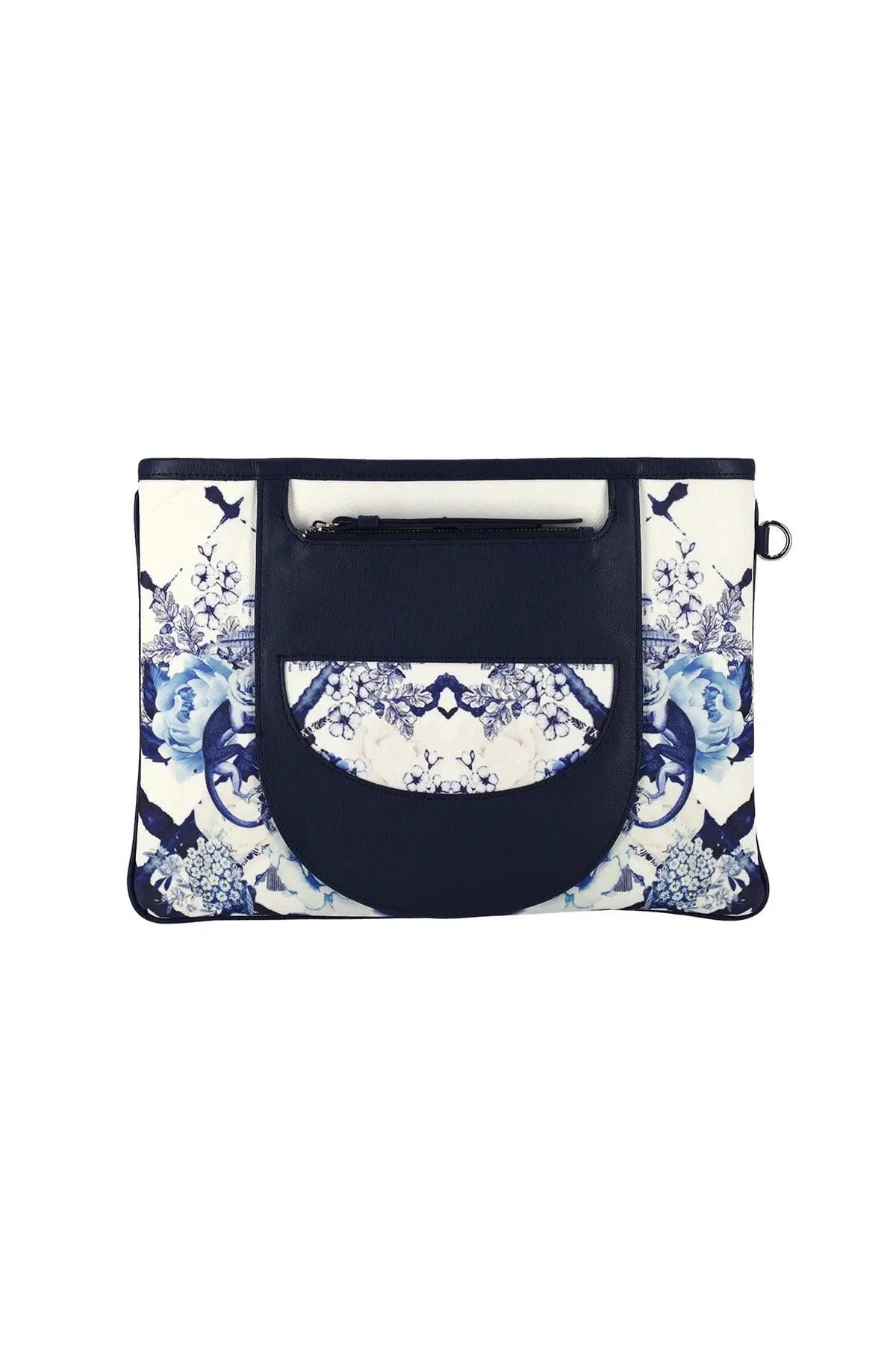 DOUCAN X Alice Martha: Flower Art Work Clutch Bag (NY)