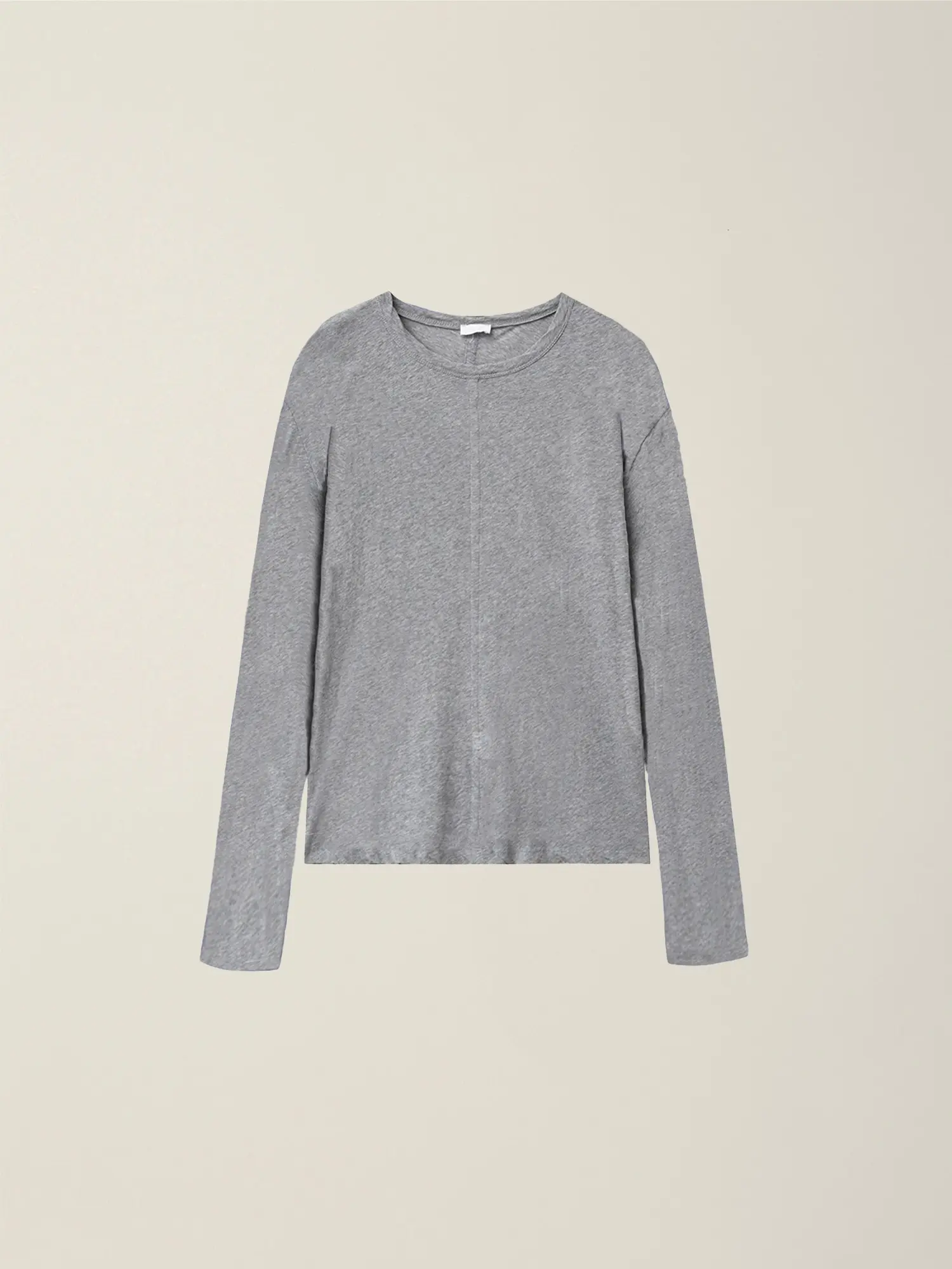 Women's Center Seam Long Sleeve (Melange Grey)