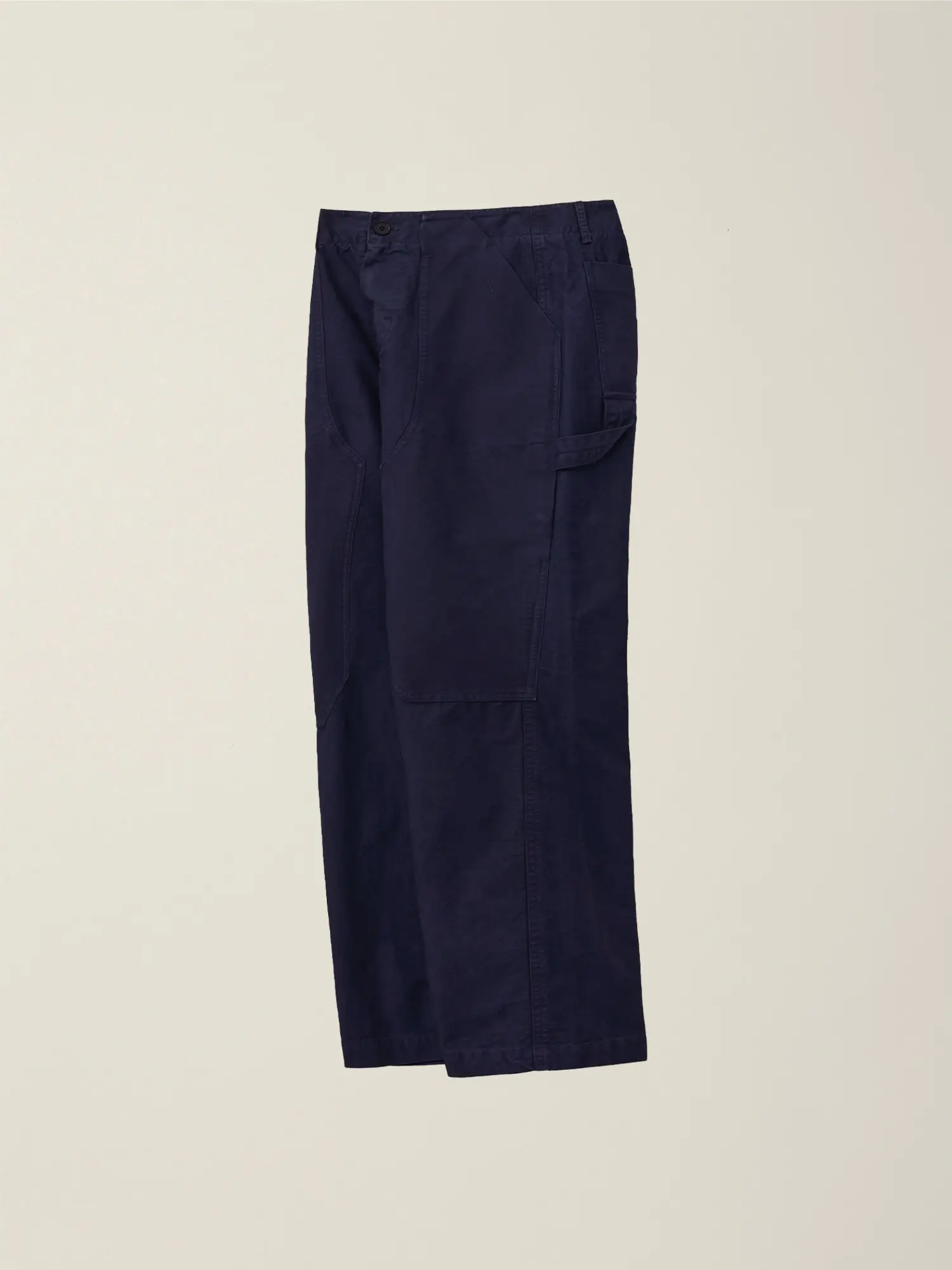 Men's Garment Dyed Double Knee Work Pants (Purple Navy)
