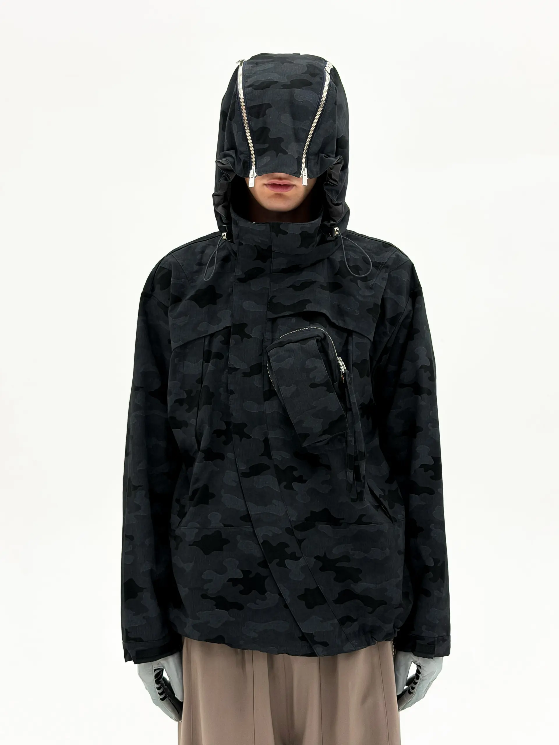 MK3 Curved Zip Jacket (Blue Camo)