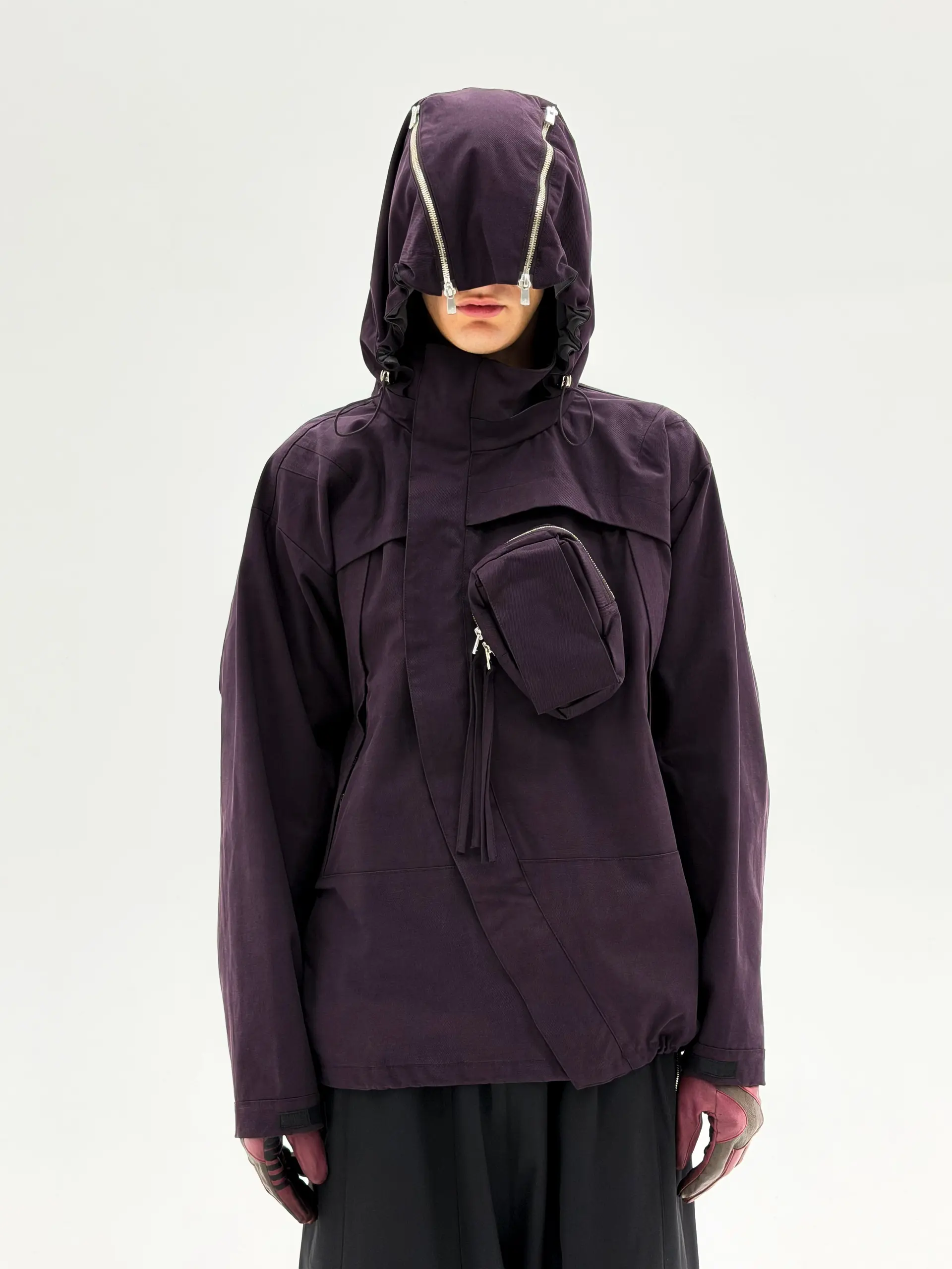 MK3 Curved Zip Jacket (Wine)